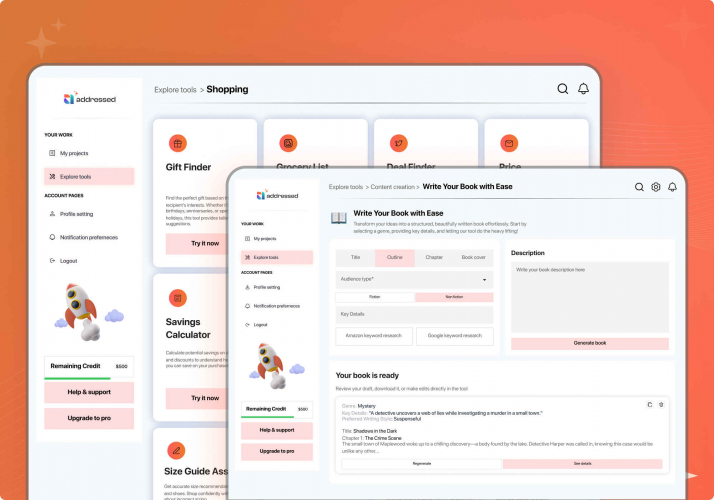 Addressed.com screenshot 1