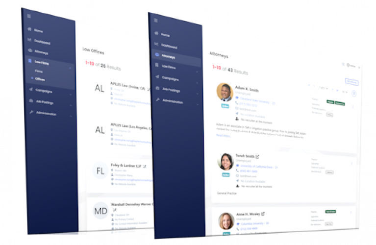 Web Application for Recruiting Company screenshot 1