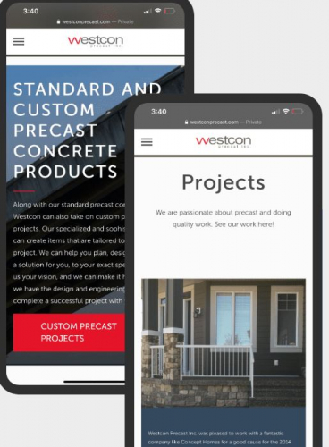 Westcon Precast screenshot 2