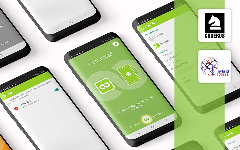 Android and iOS libraries for HAT 4G bonding. screenshot 1