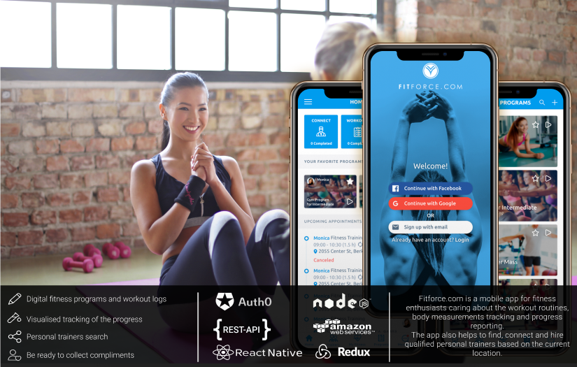 Fitness App for Clients screenshot 1