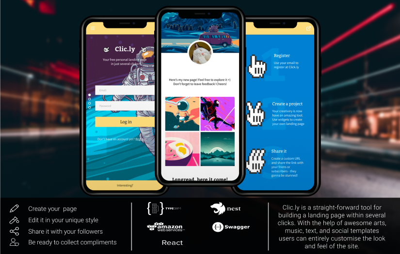 Mobile Landing Page Builder screenshot 1