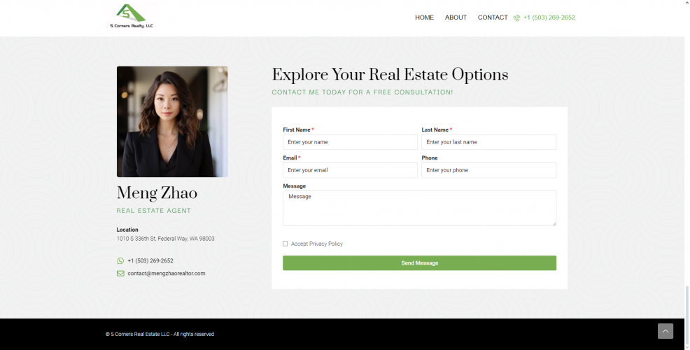 Meng Zhao Real Estate Service screenshot 1