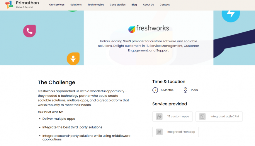 Freshworks: From Building 15+ Custom Apps to Other Solutions, Explore How We Enhanced the Leading SaaS Provider Freshworks Platform. screenshot 1