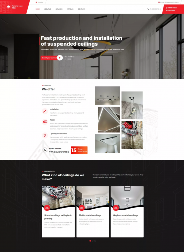 Business Site Ceiling Maker Pro screenshot 1