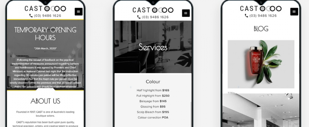 Castsalon screenshot 1