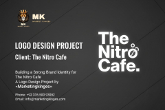 Modern Logo and product design for The Nitro Cafe Using Golden Ratio.