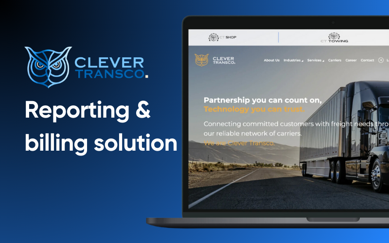 AWS-Based Automated Reporting and Billing Solution for Clever Transco LLC screenshot 1