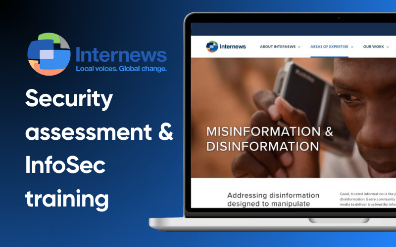 Security Assessment and InfoSec Training for Internews screenshot 1