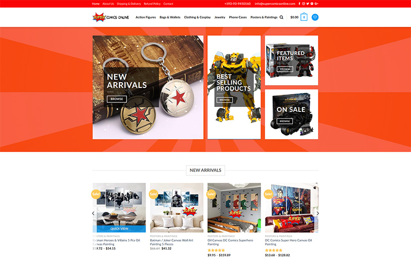 Super Comics Online screenshot 1