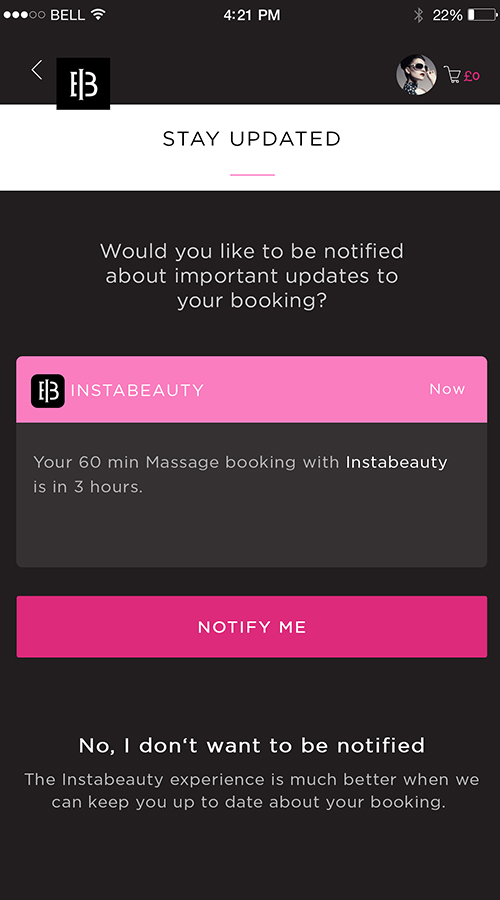 Instabeauty - Mobile Beauty in Cambridge screenshot 6