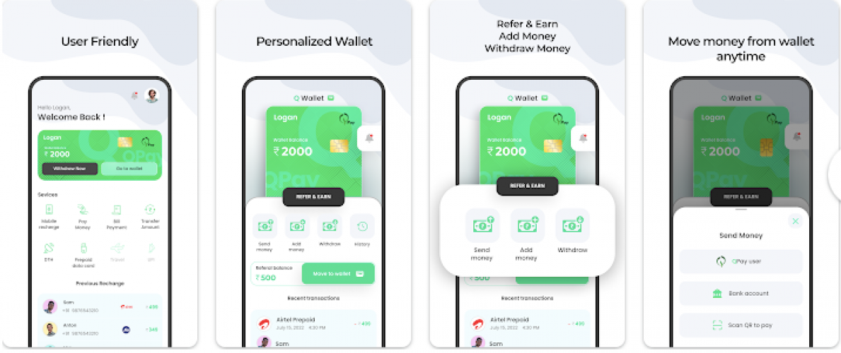 QPay - eWallet Application Development screenshot 1