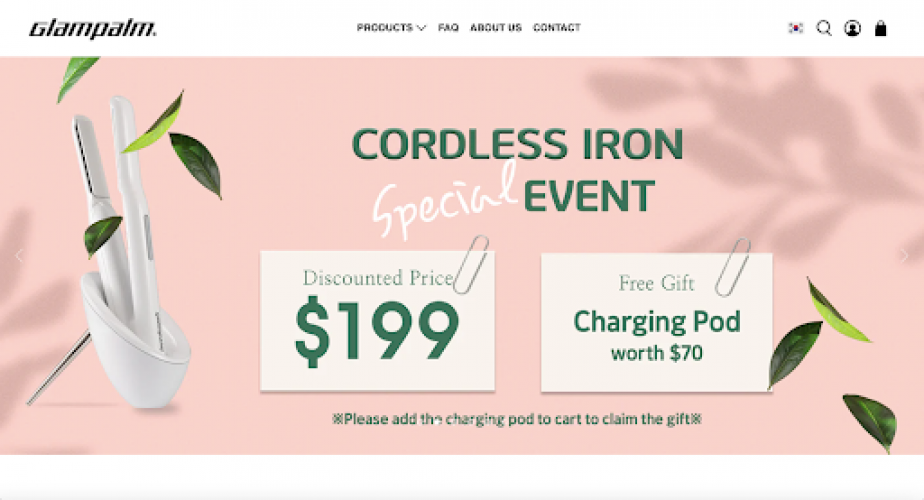 Glampalm - eCommerce Development screenshot 1