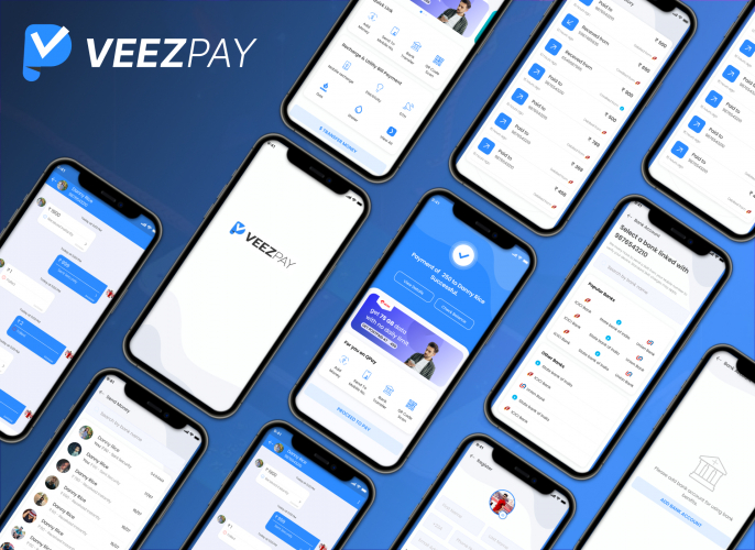 V e e z p a y - eWallet Application Development screenshot 1