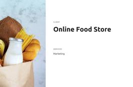 Marketing Case for Online Food Store