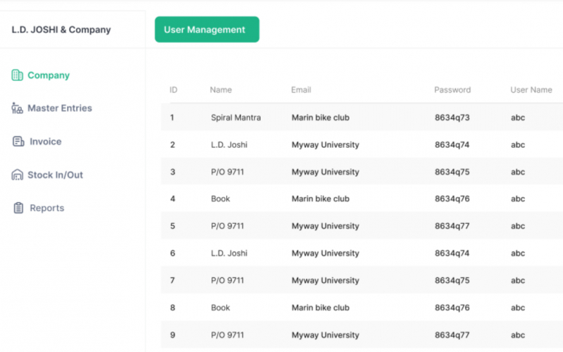 Efficient Data Management Solutions & Invoice Generation  screenshot 1