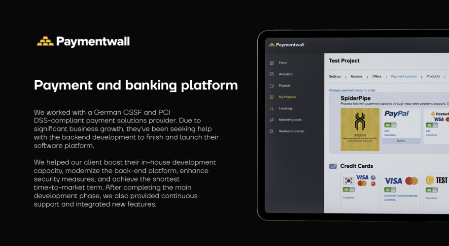 Paymentwall - German payment and banking platform screenshot 1