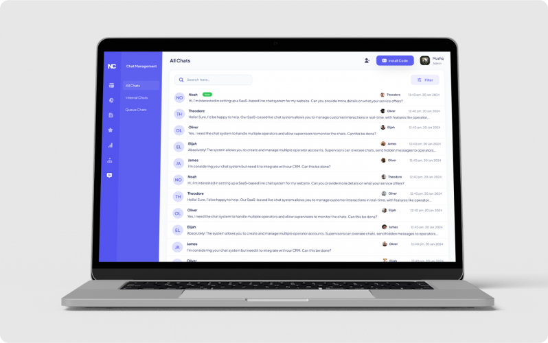 NowChat screenshot 1