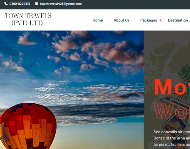 Town Travels (PVT) LTD screenshot 1