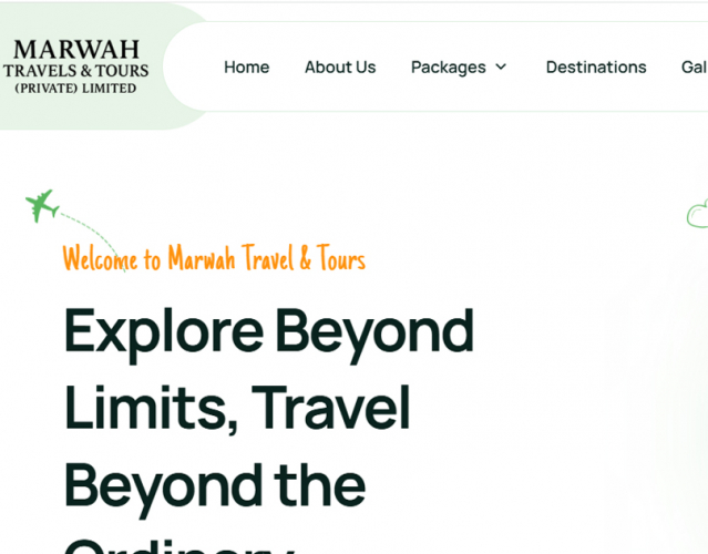 Marwah Travels & Tours (Pvt.) Ltd screenshot 1