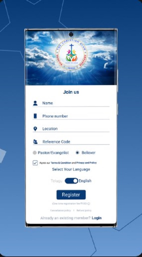 Christian Community App screenshot 1