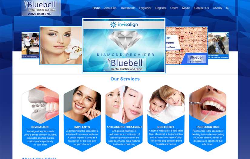 Bluebell Dental Practice - Dental Website screenshot 1