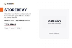 StoreBevy: White-Label Store App SaaS