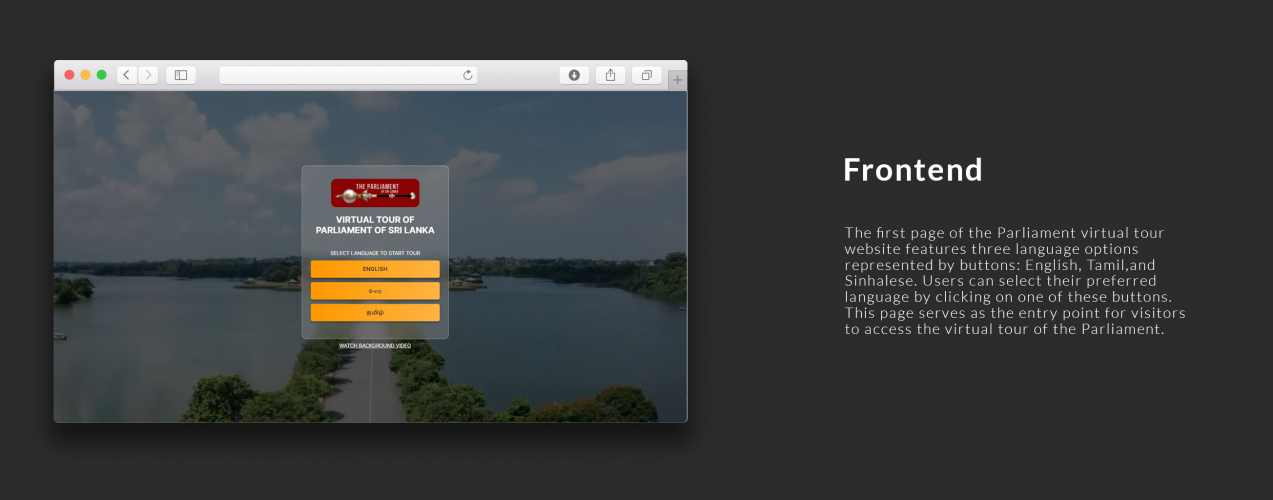 360 Tour of the Sri Lankan Parliament: screenshot 3