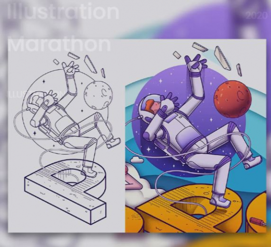 Illustration Marathon screenshot 2