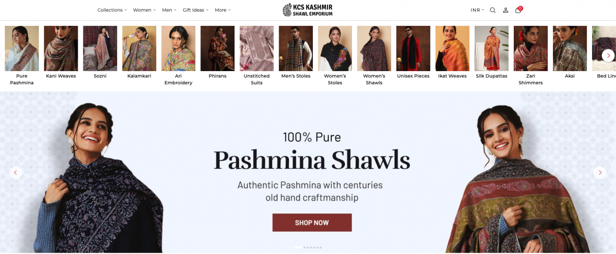 KCS - Kashmir Shawl Emporium screenshot 1