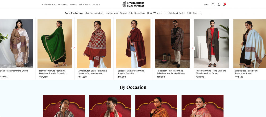KCS - Kashmir Shawl Emporium screenshot 2