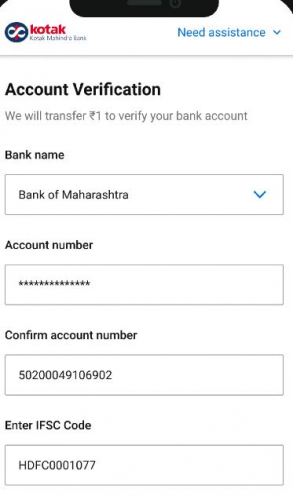 Kotak Mahindra Bank screenshot 1
