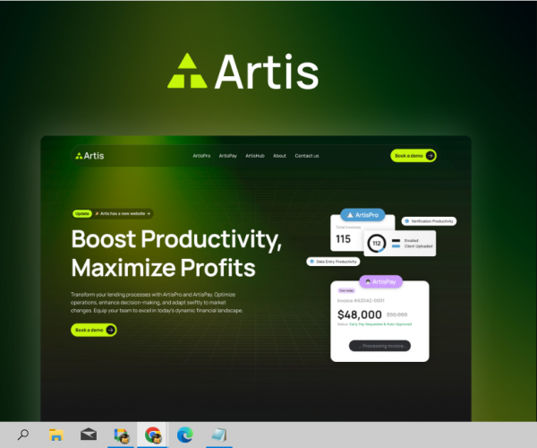 ArtisTrade Digital Transformation: Modernizing Secured Finance Technology screenshot 1