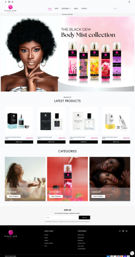 💥Black Gem Cosmetics – Revamping Their Online Presence with We Misc💥 screenshot 1