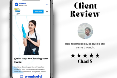 Client's Testimonials- Web Design-Cleaning Niche