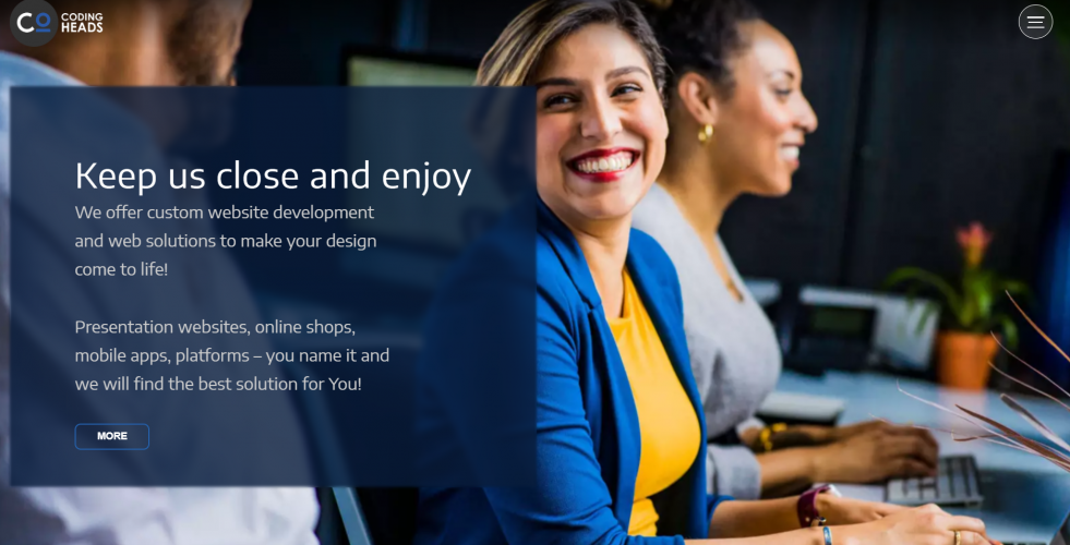 UX/UI Design for Web Development Agency screenshot 1