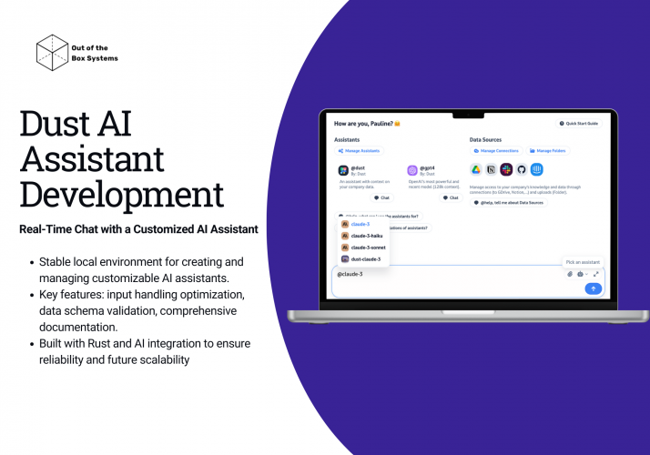 Dust AI Assistant Development screenshot 1