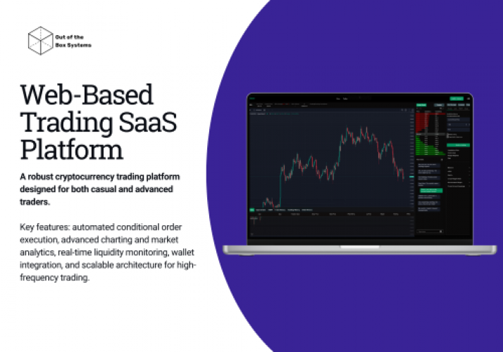Web-Based Trading SaaS Platform screenshot 1
