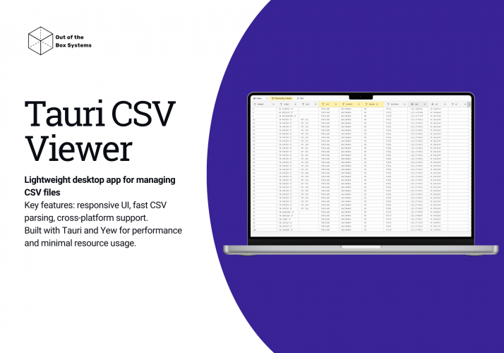 Tauri CSV Viewer screenshot 1