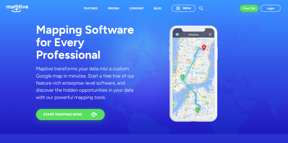 SaaS Mapping Platform screenshot 2