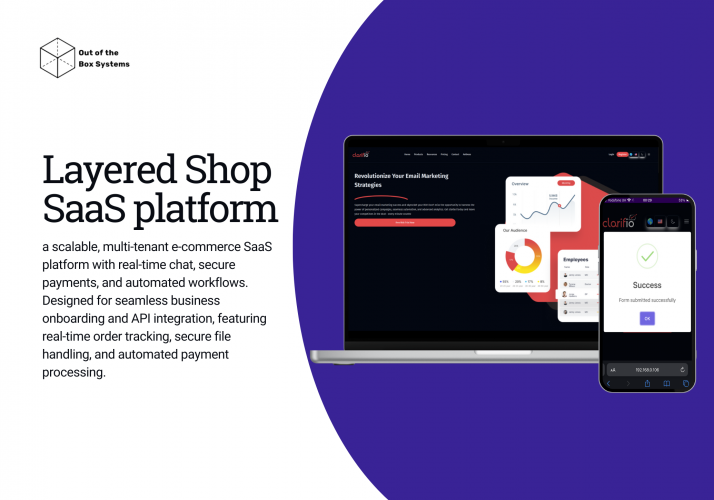  Layered Shop SaaS Platform screenshot 1