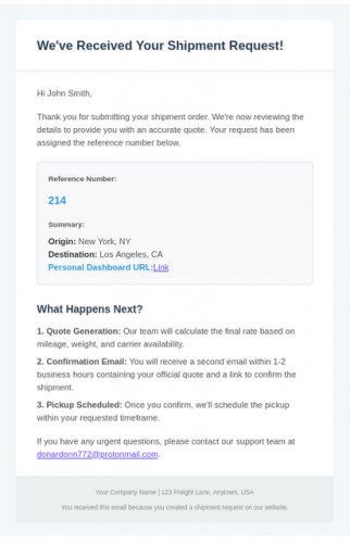 Trucking Automation Application screenshot 3