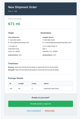 Trucking Automation Application screenshot 2