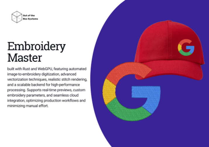 Embroidery Master - Image to Embroidery Digitization & Realistic Rendering screenshot 1