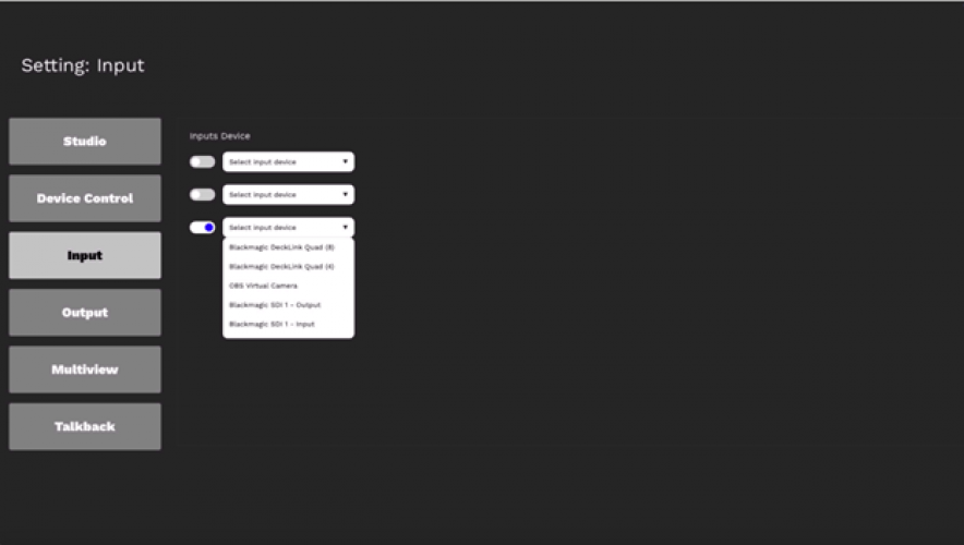 Collaborative video stream control app screenshot 3