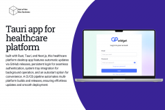 Tauri app for healthcare platform