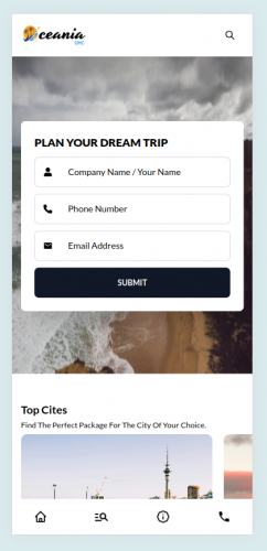 Oceania DMC - Leading New Zealand Travel DMC screenshot 1