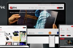 Portfolio Website Development for Printing Company