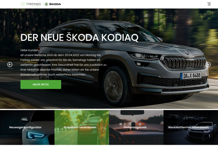 Autohaus Toepner screenshot 2