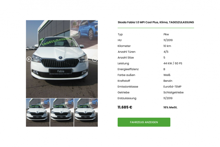 Autohaus Toepner screenshot 1